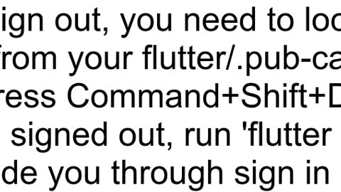 How to loginlogout in flutter pub publish