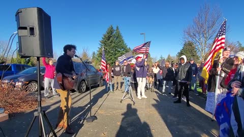 Full video of the "illegal worship" act of civil disobedience, that Inslee declared illegal.