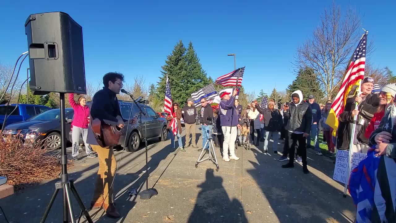 Full video of the "illegal worship" act of civil disobedience, that Inslee declared illegal.