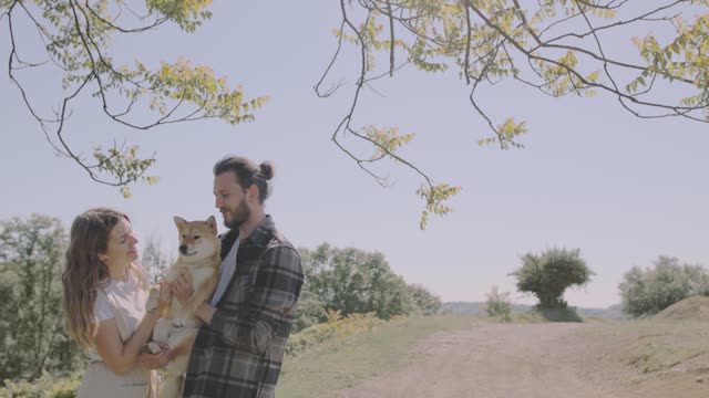 Dog and family