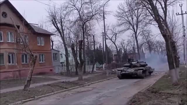 A Tank Fleeing From War