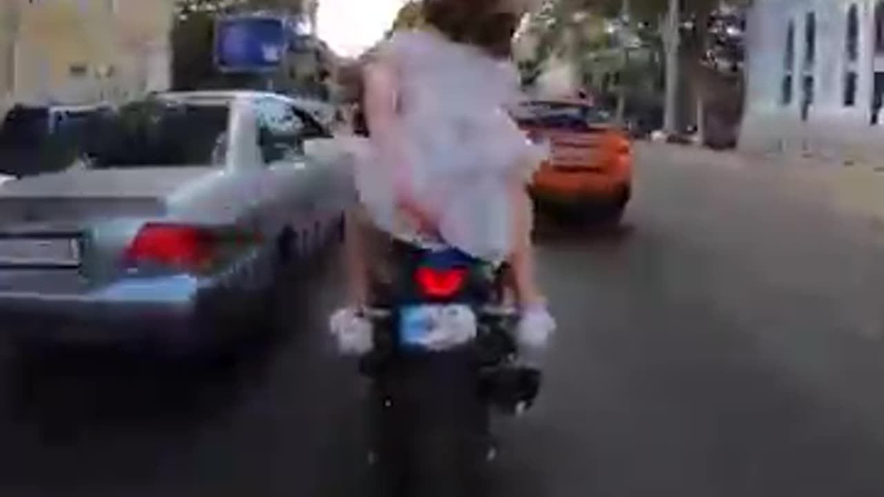 Motorcycle girl