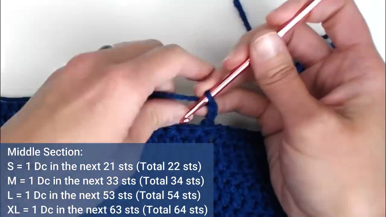 How To Crochet A Dog Coat in Multiple Sizes - Tutorial