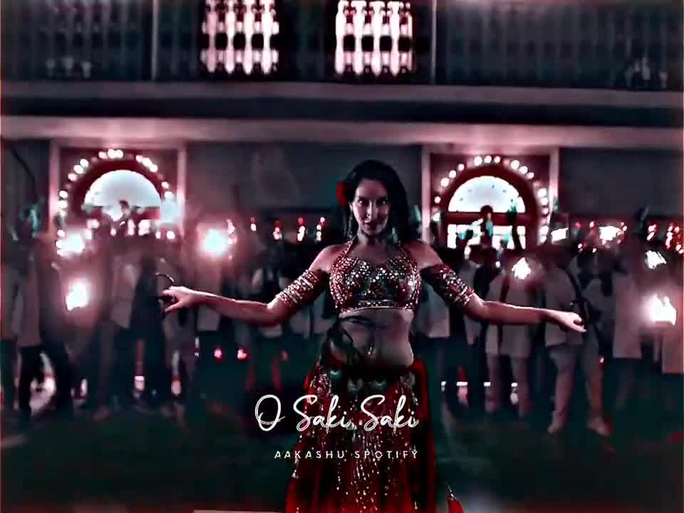 O Saki Saki - Nora Fatehi 🥵 (Slowed And Reverb) efx status -- Nora Fatehi Status - Aakashu Spotify