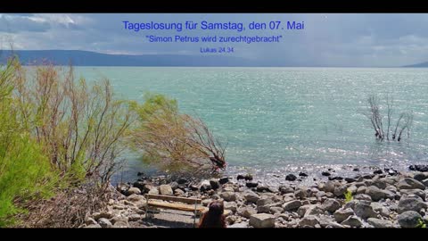 Tageslosung für Samstag, den 07. Mai