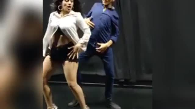 Funny dance by sexy girl