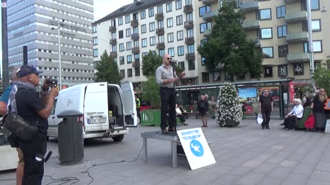 Hiroshimadagen 2024 Josef Agrani från Irak