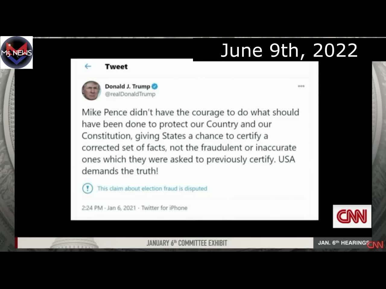 J6 Committee BUSTED AGAIN. Pence Body Double? Edited Audio and Creative Clipping.
