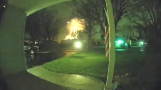 AMAZING house explosion in NY