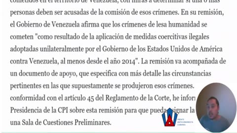 Caso Venezuela en la CPI-La Haya.