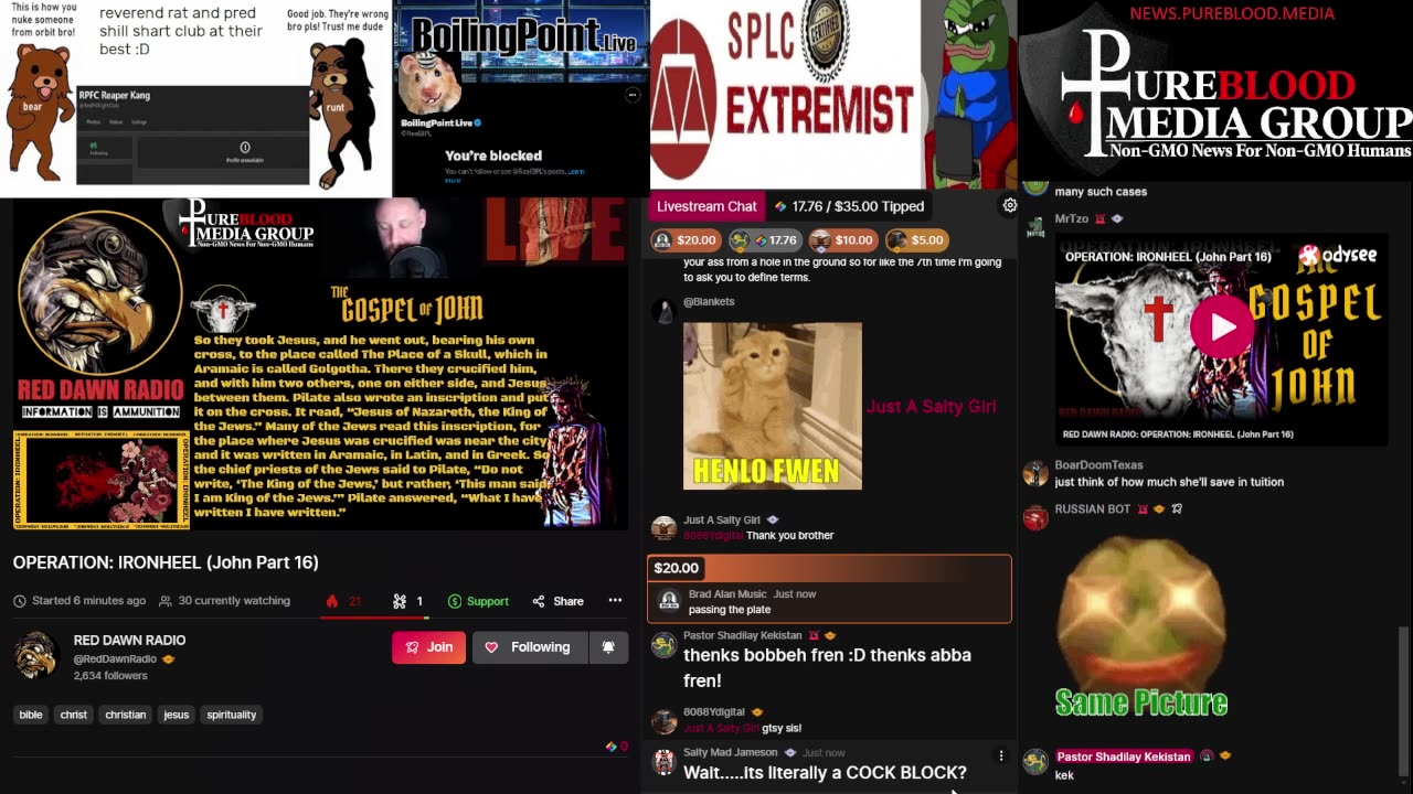 Quantum Church and Operation Ironheel archive 2-18-24