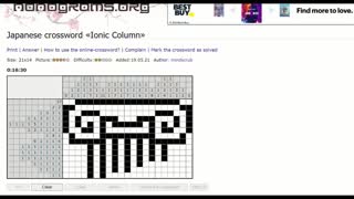 Nonograms - Ionic Column