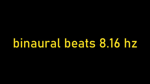binaural beats 8.16 hz
