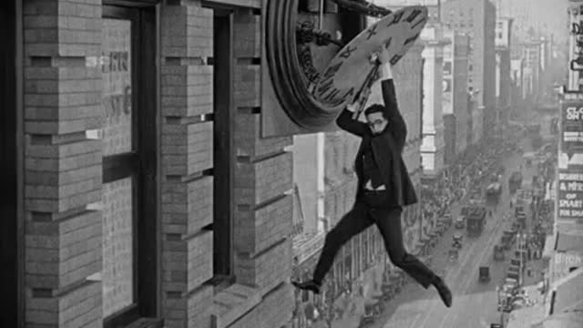 Harold Lloyd - making of - clock scene