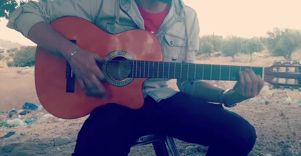 Playing Guitar in Nature