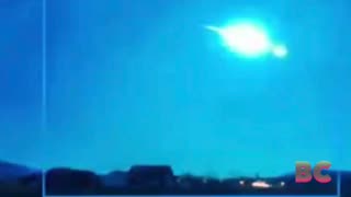 Fireball explodes over North America as satellites capture flash from space