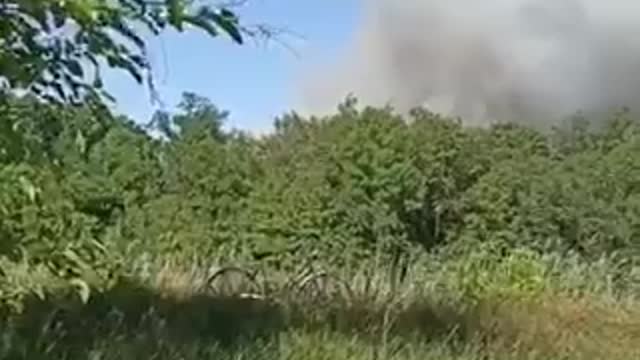 Our rocketeers blew up a warehouse in Pavlograd.