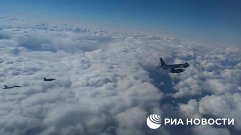 Two Russian Su-27 fighters intercepted a group of French military aircraft