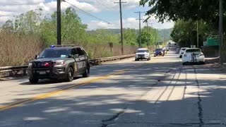 Vice President Pence Motorcade in East Deer PA