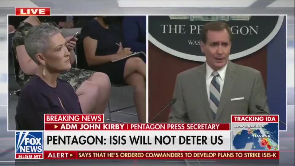 DoD on the number of ISIS-K prisoners released after Biden's botched withdrawal