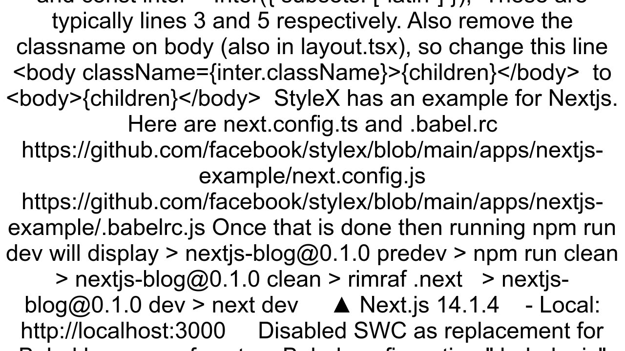 How to install StyleX in a new React project