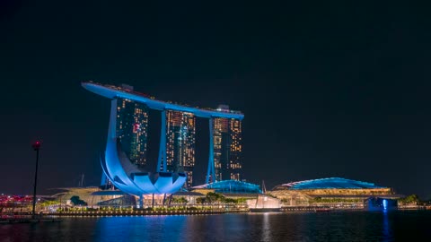 SINGAPORE IN NIGHT (4K) - citylights an amazing dream