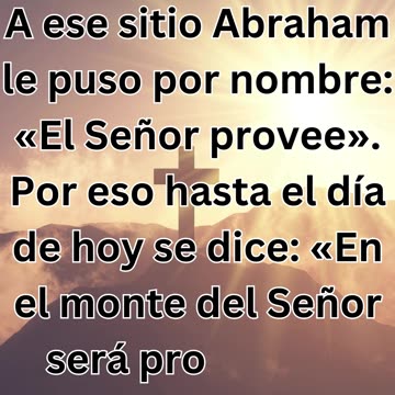 "Le Seigneur pourvoira : Genèse 22:14"