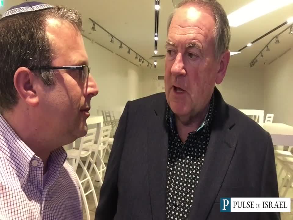 Governor Mike Huckabee in Israel