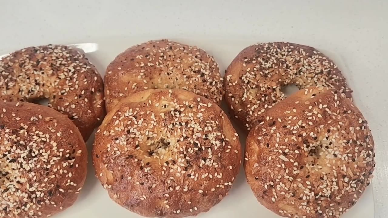 Homemade New York Style Bagels