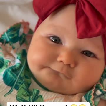 Cute baby laughing & playing