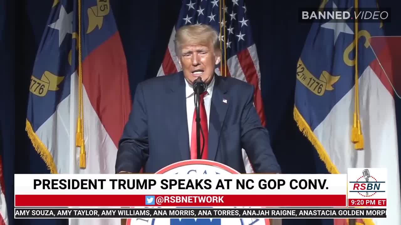 #DonaldTrump Delivers Rare Speech In North Carolina