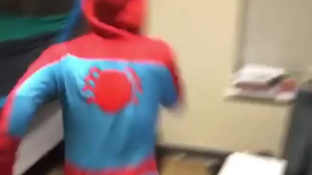 Spiderman funny stunt fail