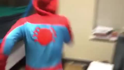 Spiderman funny stunt fail