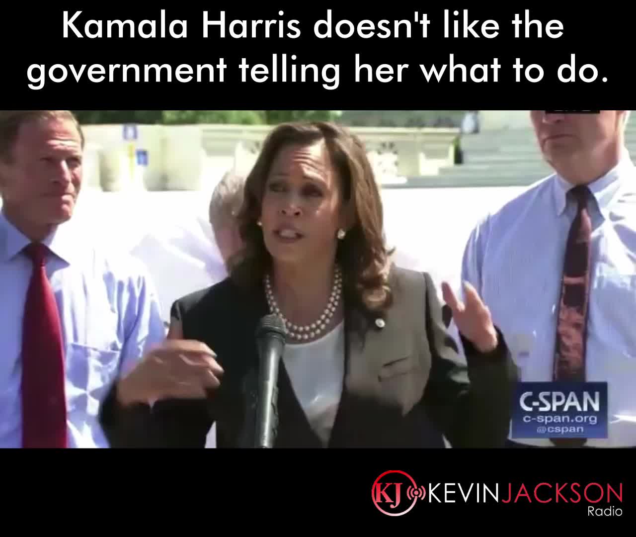 Kamala Harris doesn't like the government telling her what to do