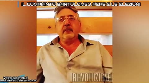 Il compianto Bartolomeo Pepe e le elezioni - Vero Giornale 26.09.2022