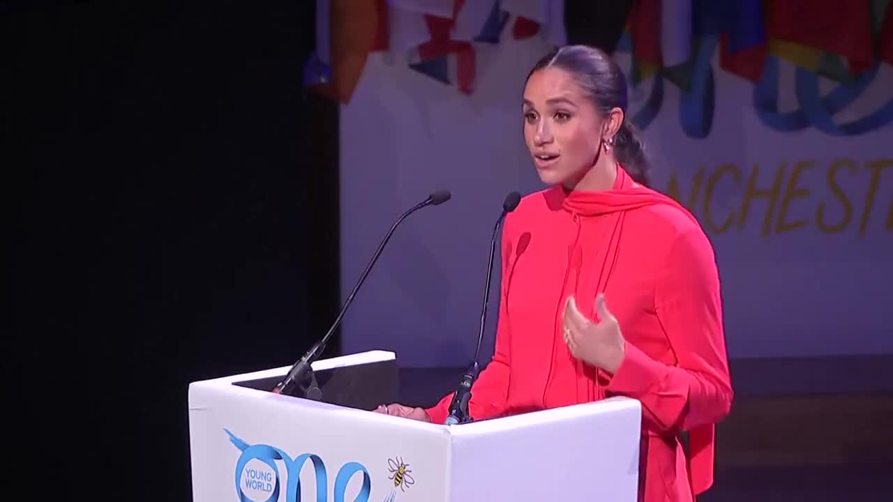 Meghan Markle delivers speech LIVE at One Young World summit in Manchester