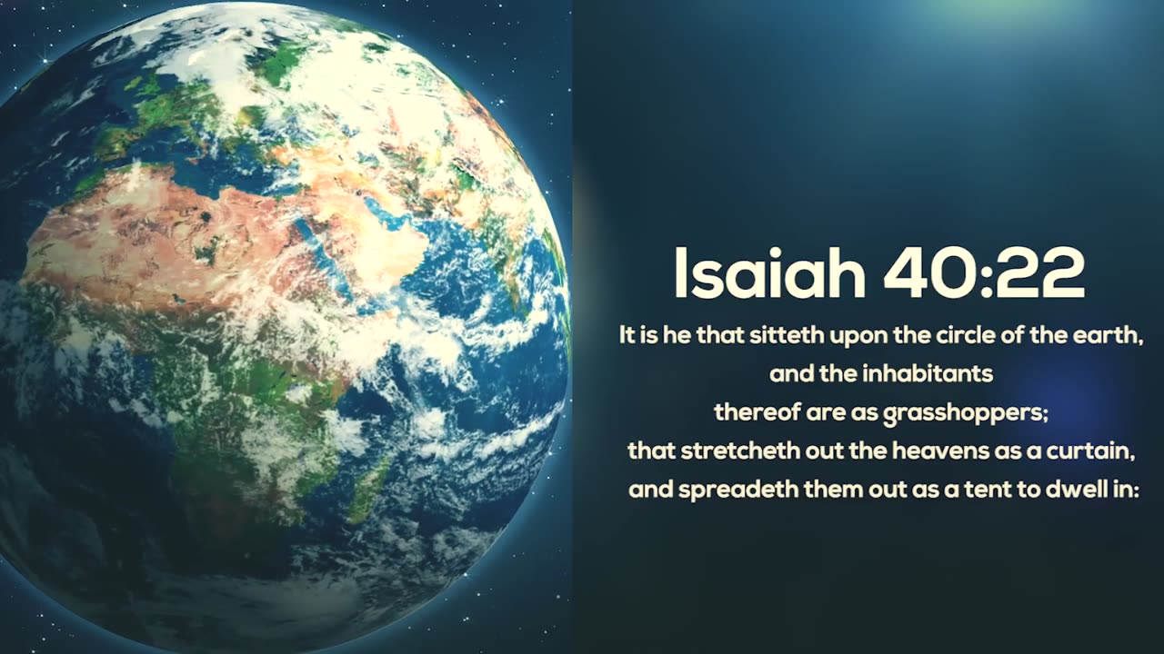 Bible Fact: The Earth Is A Sphere, NOT Flat!