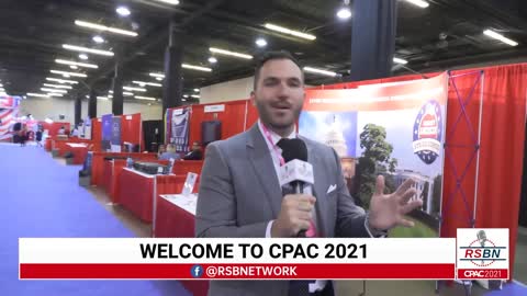 BONUS: RSBN's Mike Crispi Roams the Hallways of CPAC President Trump's Speech 7/11/21