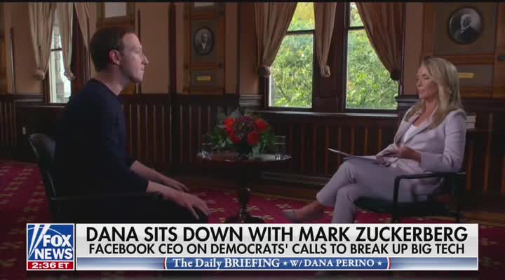 Dana Perino interviews Mark Zuckerberg part 2