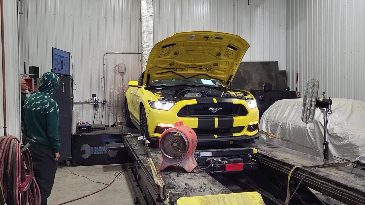 Whipple supercharged 2015 mustang GT dyno run