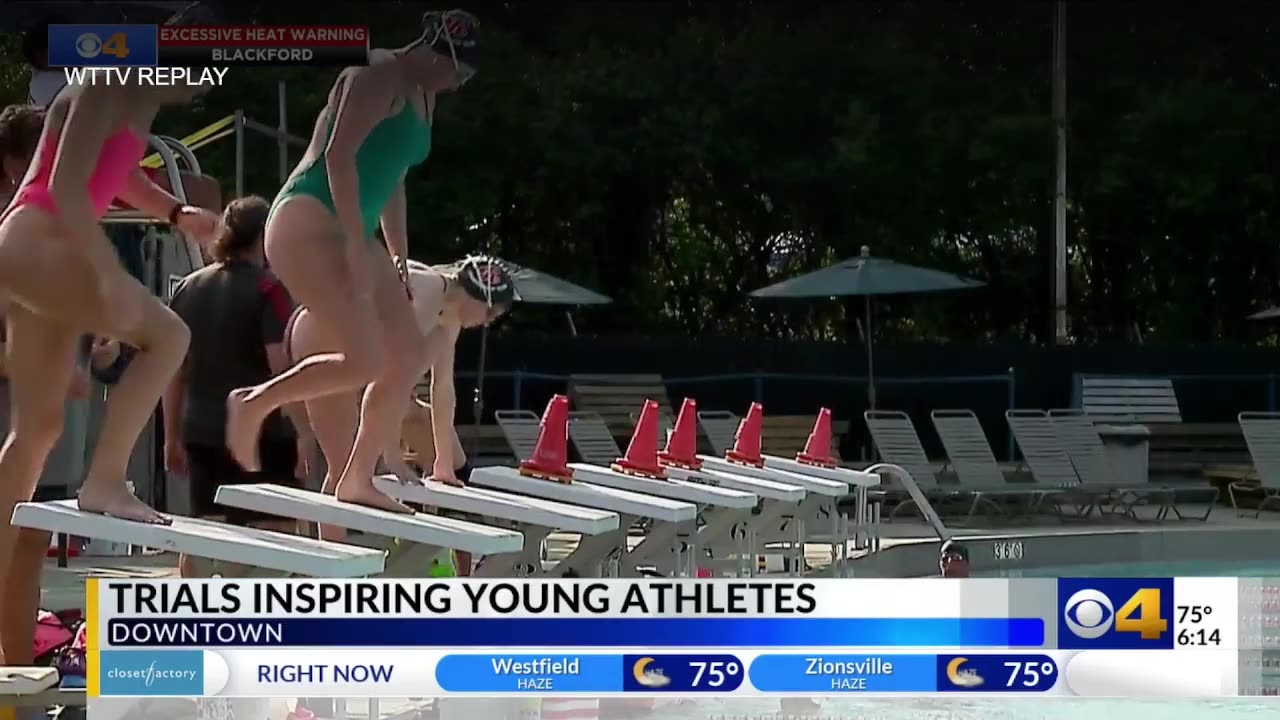 June 18, 2024 - Central Indiana Swimmers Inspired by US Trials in Indy