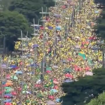 🚨A huge anti-gov't protest in Brazil went viral on 𝕏. Now they want to cancel 𝕏.