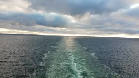 Relaxing on a cruise...