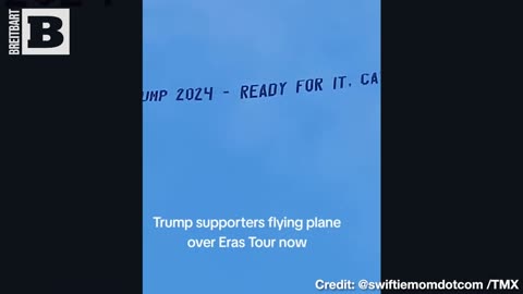 Are You Ready For It? Trump Supporter Trolls Taylor Swift Concert with "Cat Lady" Banner from Plane