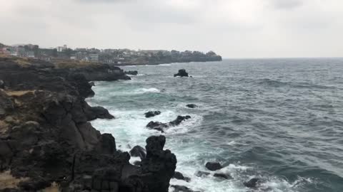 Coastal Cliffs of Jeju Island