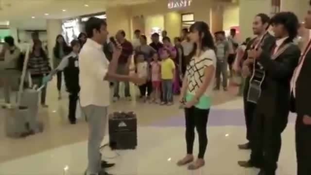 Rejected man Loses it