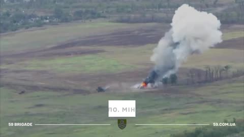 More Incredible Drone Strikes on a Russian Armored Column