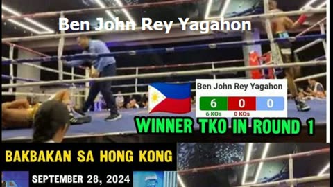 🇵🇭 BEN JOHN REY YAGAHON Vs TEERACHAI SAEWANG 🇹🇭 FULL FIGHT