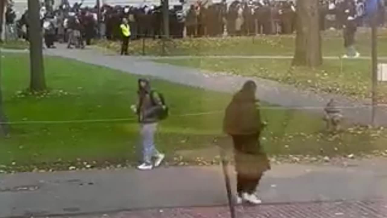 Dozens of students gather at Harvard to call for a 3rd intifada