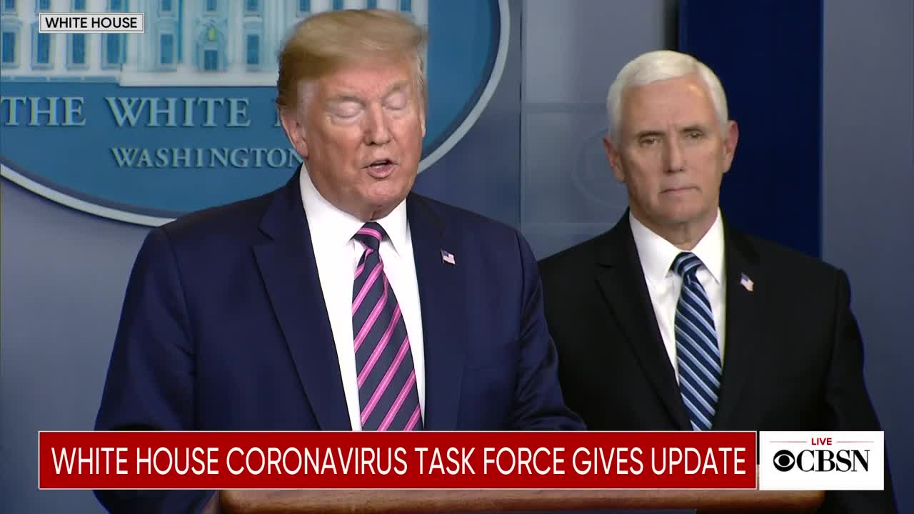 President Trump and Coronavirus Task Force hold briefing at the White House 4/24/2020